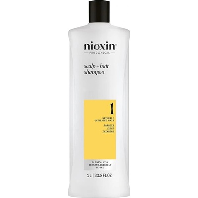 NIOXIN Nioxin Scalp + Hair Shampoo System 1 1000 ml