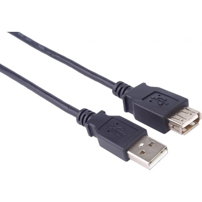 PremiumCord KUPAA05BK USB 2.0, prodlužovací, 0,5m, černý