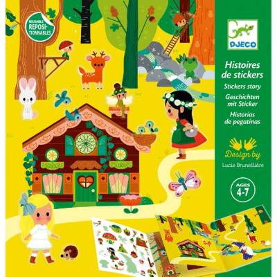 Djeco Príbehy zo samolepiek Magický les