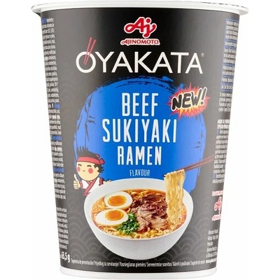 Oyakata Instantní polévka s nudlemi s příchutí hovězího masa sukiyaki 63,5 g
