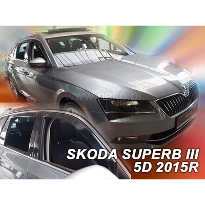 Deflektory Škoda Superb, 2015-2024 / kombi