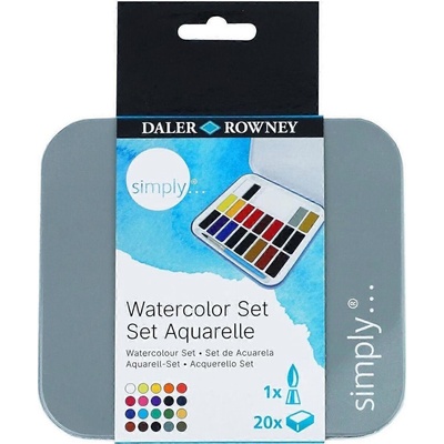 Daler-Rowney Watercolor Комплект акварелни бои Смес 20 бр (134500016)