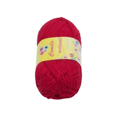 Camilla natural 50 g – 19 červená