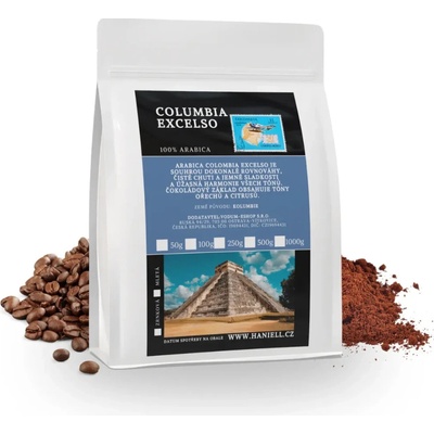 Haniell Káva Columbia Excelso 0,5 kg