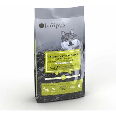 Black Olympus turkey & salmon senior light 12 kg