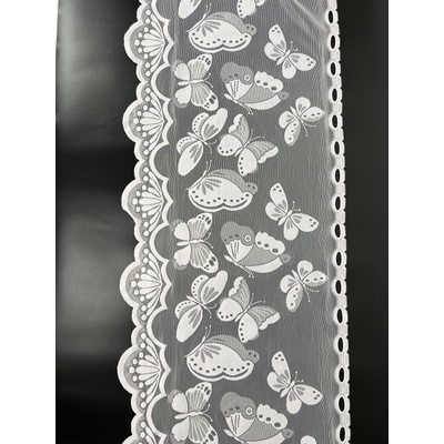 HT Familex Bílá záclona 12 Bílá, 9m