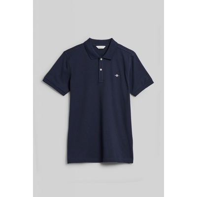Gant Shield Ss Pique modrá