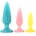 NS Novelties Комплект неонови анални разширители Butt Plug "FIREFLY TRAINER KIT" 3 бр