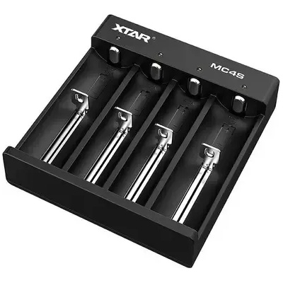 XTAR Зарядно у-во XTAR MC4S, USB Type-C, Universal Charger, LiIon & NIMH, 18650, CR123, AA, AAA (XTAR-C-MC4S)