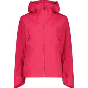 CMP Дамско водоустойчиво яке CMP Women's 2 Layer Jacket Fix Hood Waterproof jacket - Magenta - размер 34 (EU) (102-4532-0811)