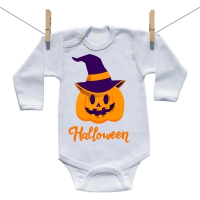 Boodyy Body s dlhým rukávom Halloween tekvica