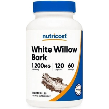 Nutricost White Willow Bark, 1200 mg, 120 капсули, Nutricost (67999 (664101) NC)
