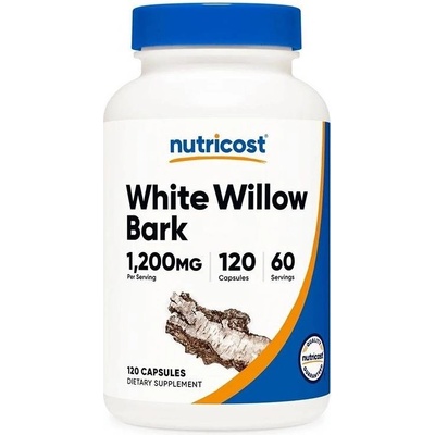 Nutricost White Willow Bark, 1200 mg, 120 капсули, Nutricost (67999 (664101) NC)