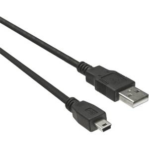 PremiumCord Кабел USB 2.0 A - Mini B USB (5pin), 5 m, черен KU2M5A (KU2M5A)