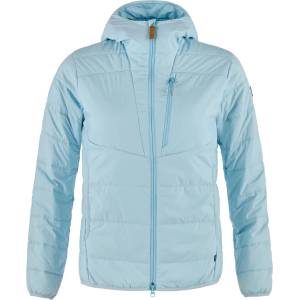 Fjällräven Дамско синтетично яке Fjällräven Women's Keb Padded Hoodie Synthetic jacket - Breeze Blue (104-1166-1113)