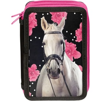 PASO Несесер твърди корици PASO - Horse & Roses