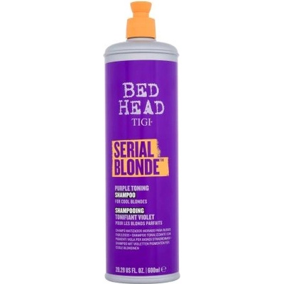 TIGI Bed Head Serial Blonde Purple Toning 600 ml шампоан за неутрализиране на жълтите тонове на изрусена коса за жени