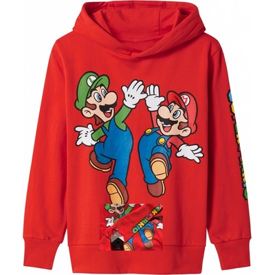 Chlapecká mikina Super Mario červená – Sleviste.cz