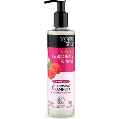 Organic Shop Malina & Acai šampon pro objem 280 ml