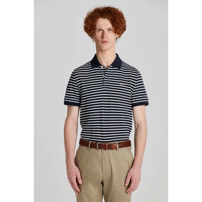 Gant polokošela Striped SS Pique Polo modrá