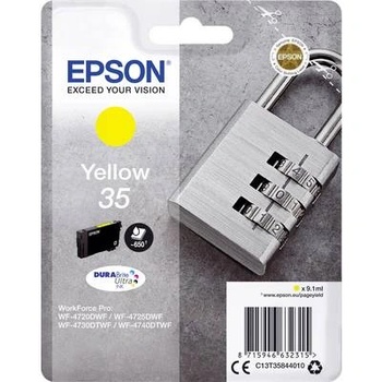 Epson Padlock C13T35844010 глава и патрон за мастиленоструен принтер 1 броя Оригинал Стандартен добив Жълт (C13T35844010) (C13T35844010)