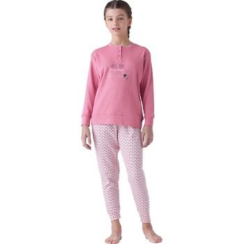 Dívčí pyžamo Karelpiu KF7080 modrá