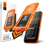 Spigen Стъклен протектор за iPhone 17 Pro Max - Spigen Glas. tR Align Master Slim (3 броя) - Прозрачен