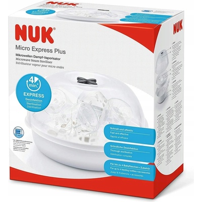 Nuk Mikrovlnný sterilizátor Express Plus bílý 4 lahve