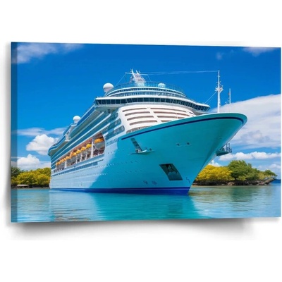 Sablio Obraz Luxusná výletná loď v tropickom raji - 60x40 cm