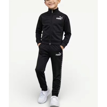 PUMA Essentials Tape Tricot Tracksuit Black