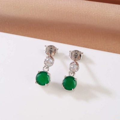 Jan Kos jewellery stříbrné náušnice MHT-2292/SZ00