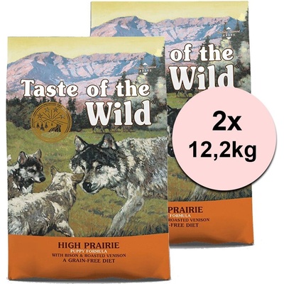 Taste of the Wild High Prairie Puppy 2 x 12,2 kg