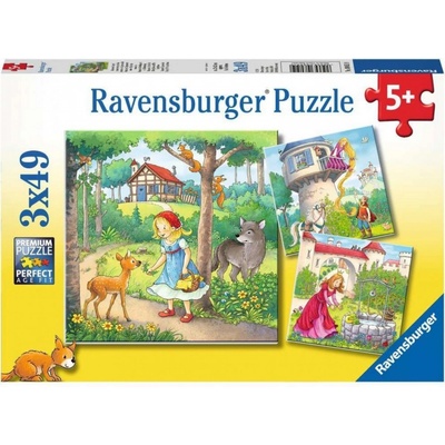 Ravensburger Klasické pohádky 3 x 49 dílků