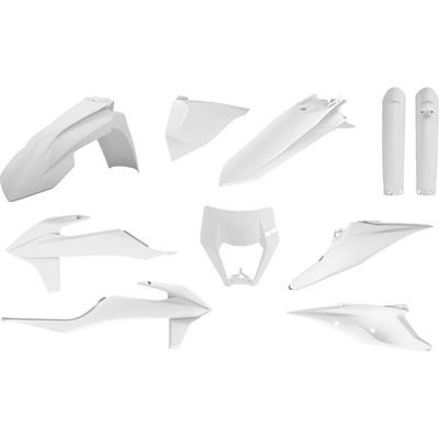 Sada plastů POLISPORT white BD
