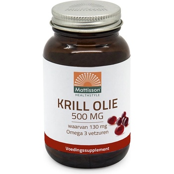 Mattisson Healthstyle Крил (масло) 500 mg 60 капсули | Mattisson Healthstyle (MT2346)