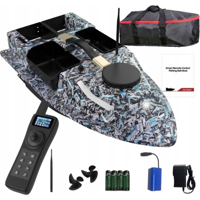 LOKEEVAN D19E GPS Zavážecí Loďka 600M Dosah 2KG Nosnost Sonar Hloubkový Senzor – Zboží Mobilmania