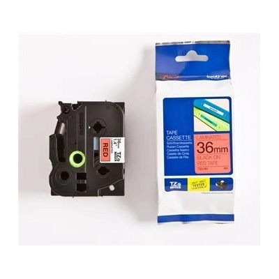 páska BROTHER TZ461 čierne písmo, červená páska Tape (36mm) (TZE461)