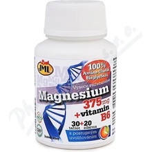 JML Magnesium 375 mg + vitamin B6 50 tabliet