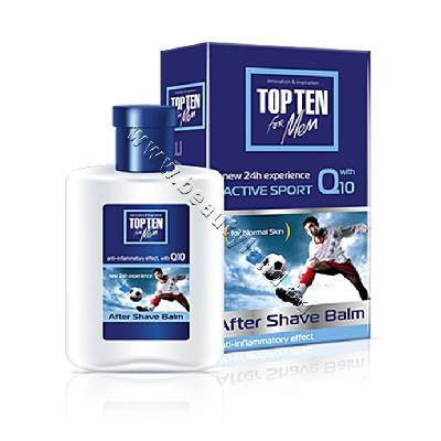 Балсам Top Ten for Men Active Sport с Q10, p/n TT-160073 - Балсам след бръснене за нормална кожа с Q10 (TT-160073)