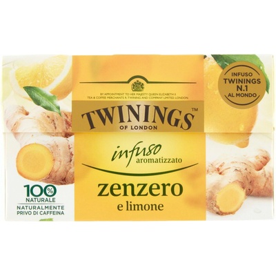 TWININGS ovocný čaj CITRÓN & ZÁZVOR 20 vreciek 30 g