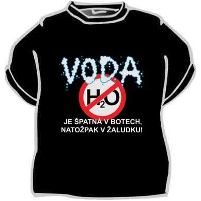 Tričko Voda je špatná