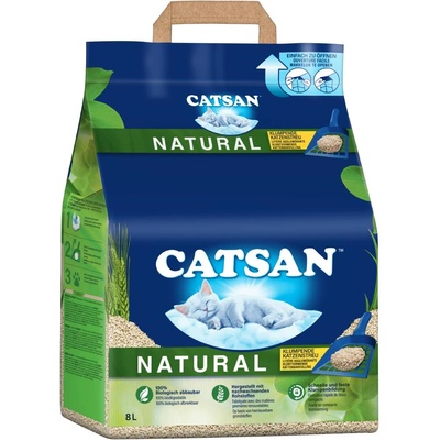 CATSAN 8л Catsan Natural постелка за котешка тоалетна