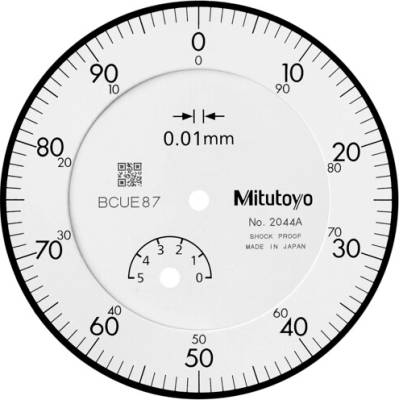 Mitutoyo Úchylkoměr číselníkový analogový s očkem 5/0,01mm mitu-2044a