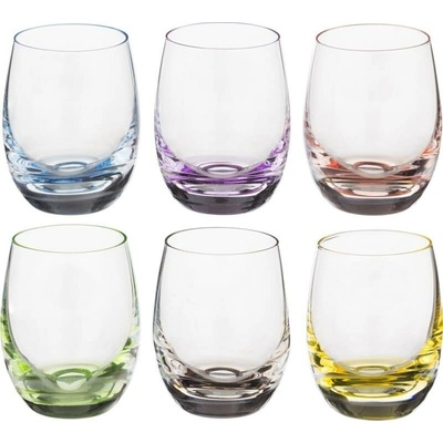 Crystalex CZ BOHEMIA RAINBOW SKLENICE NA LIKÉR 6 x 60 ML