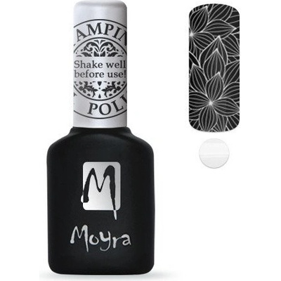 Gél lak na pečiatkovanie Moyra biely 10ml
