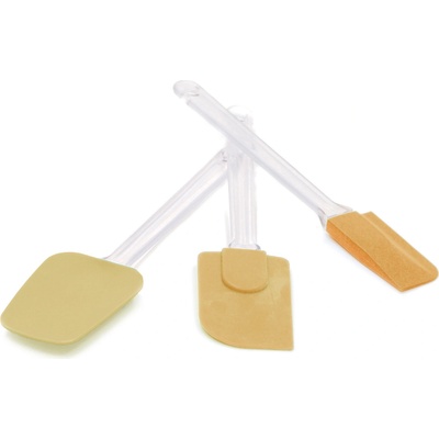 Silikomart Шпатулки за сладкиши Silikomart жълти 3 бр (70.055.60.0001)