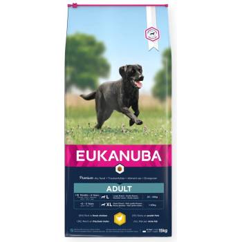 EUKANUBA Eukanuba Adult Large Breed Chicken Храна за кучета, суха, за възрастни, голяма порода, с пилешко, 15 kg