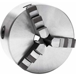 vidaXL 3-челюстен самоцентриращ патронник, 125 мм, стомана K11 125 (146706)