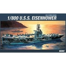 Academy Model Kit loď 14212 USS CVN-69 EISENHOWER 36-14212 1:800