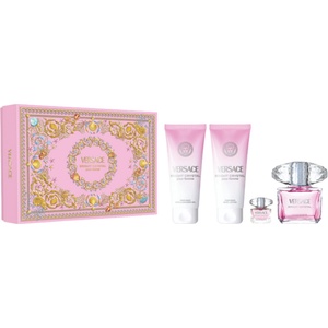 Versace Bright Crystal Gift Set EDT 90 ml + Shower Gel 100 ml + Body Lotion 100 ml + EDT 5 ml за жени